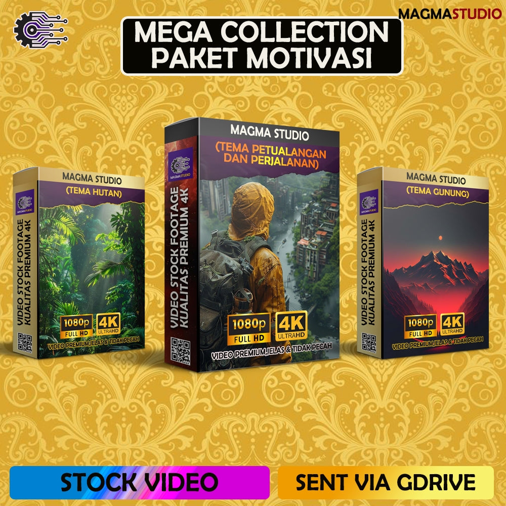 MEGA COLLECTION 14.000+++  Footage Paket Tema MOTIVASI - Video Stock Footage ULTRA HD