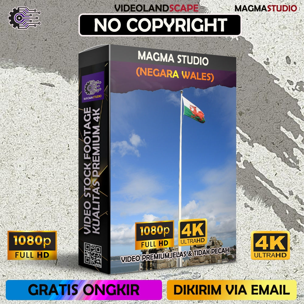 1000++(4K) Video Footage TEMA NEGARA WALES - BAHAN YOUTUBE - Video Stock Footage ULTRA HD