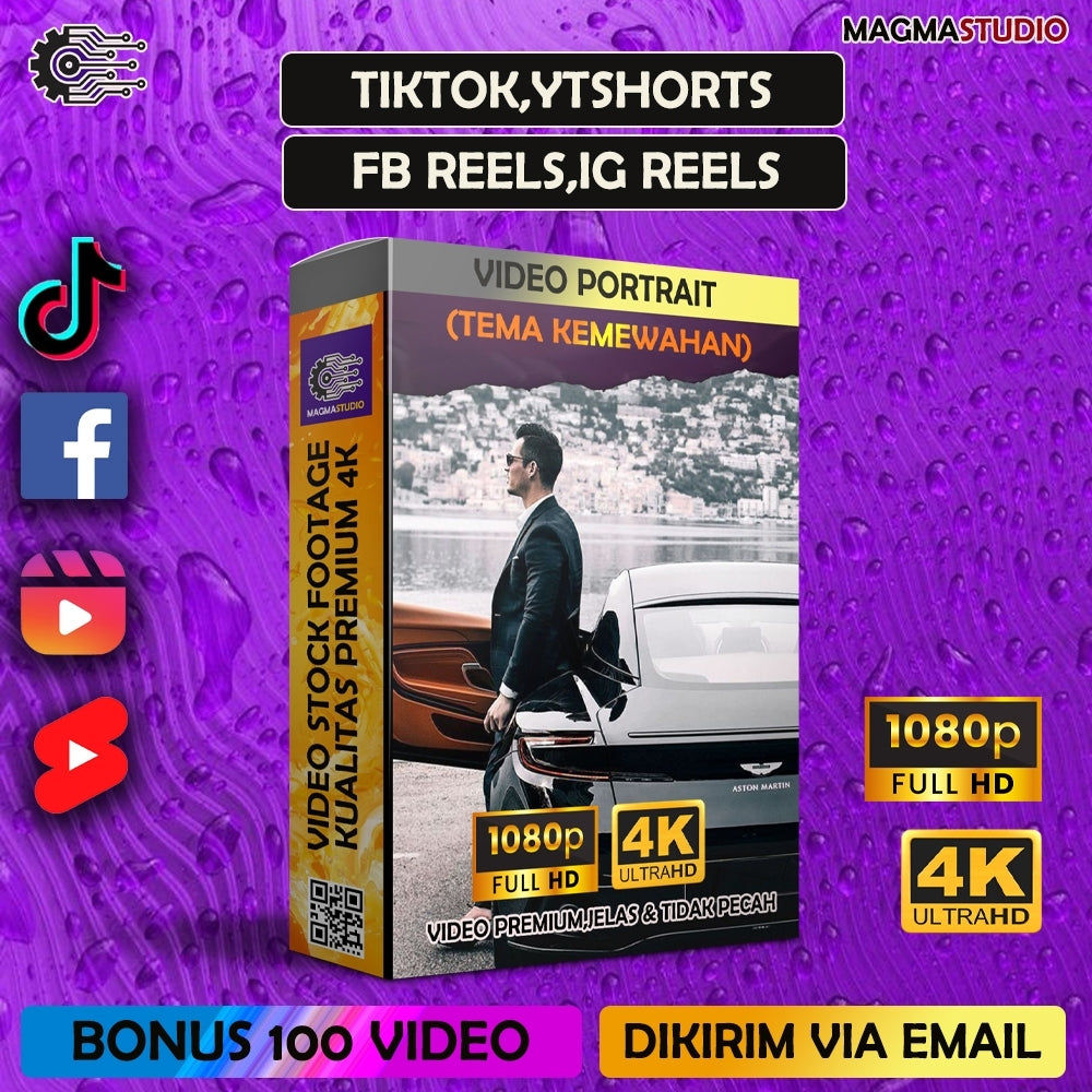 1000++ (4K) Footage Portrait KEMEWAHAN MEWAH LUXURY - BAHAN YOUTUBE-Tikt0k