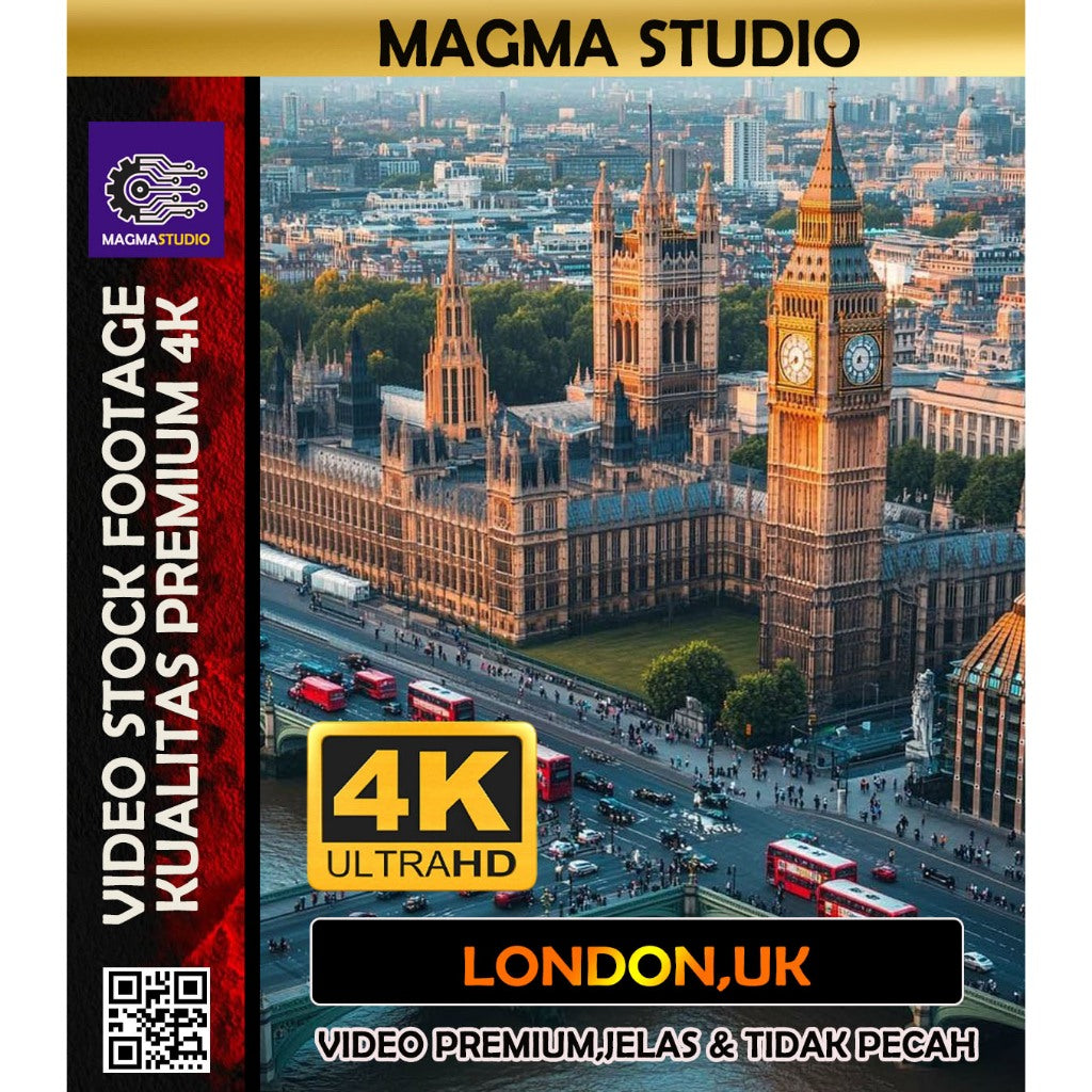 (FULL 4K) 400++ Video Footage KOTA LONDON,INGGRIS - FOOTAGE KHUSUS RELAXING DAN MEDITASI