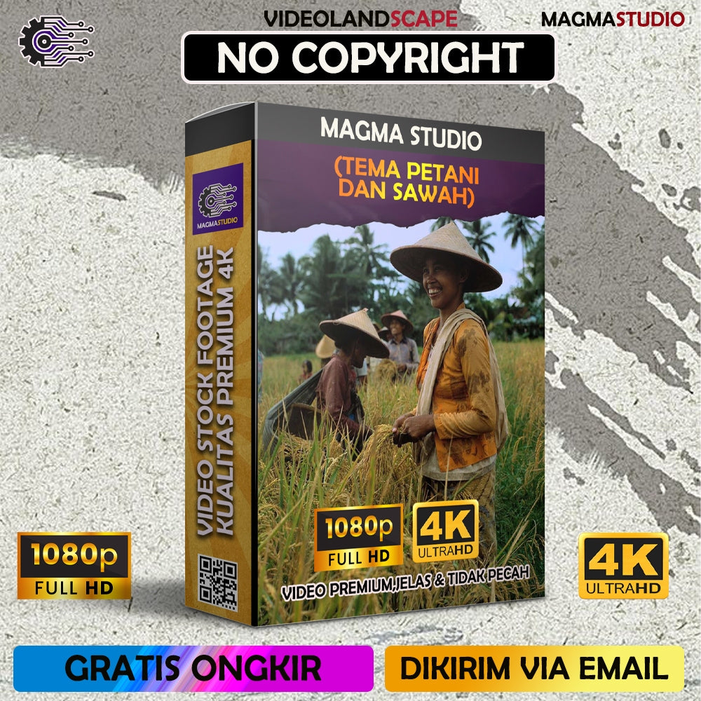 1000++ (4K) Video Stock Footage PETANI TRADISIONAL & SAWAH -Video Stock Footage ULTRA HD