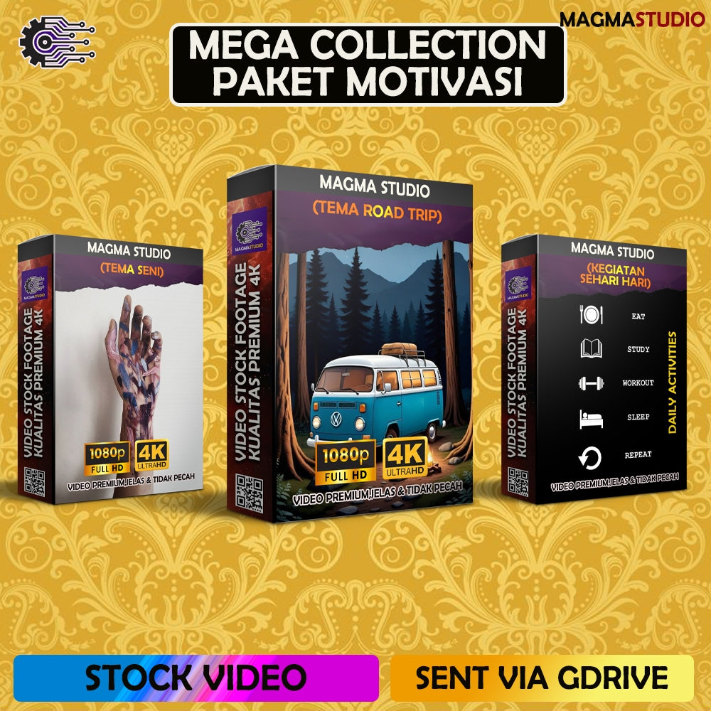 MEGA COLLECTION 14.000+++  Footage Paket Tema MOTIVASI - Video Stock Footage ULTRA HD