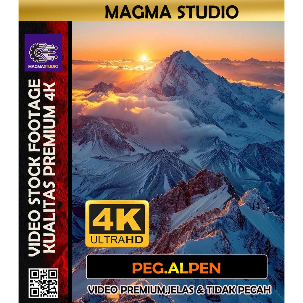 (FULL 4K) 300++ Video Footage PEGUNUNGAN ALPEN - FOOTAGE KHUSUS RELAXING DAN MEDITASI