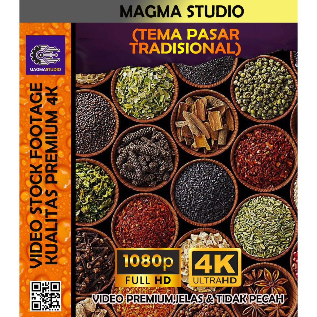 1000++(4K) Video Stock Footage PASAR TRADISIONAL- BAHAN YOUTUBE - Video Stock Footage ULTRA HD