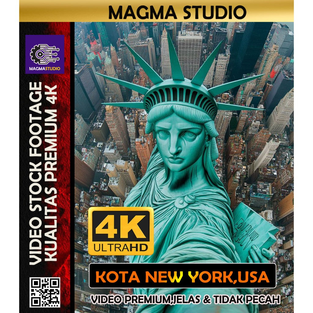 (FULL 4K) 850++ Video Footage KOTA NEW YORK - FOOTAGE KHUSUS RELAXING DAN MEDITASI