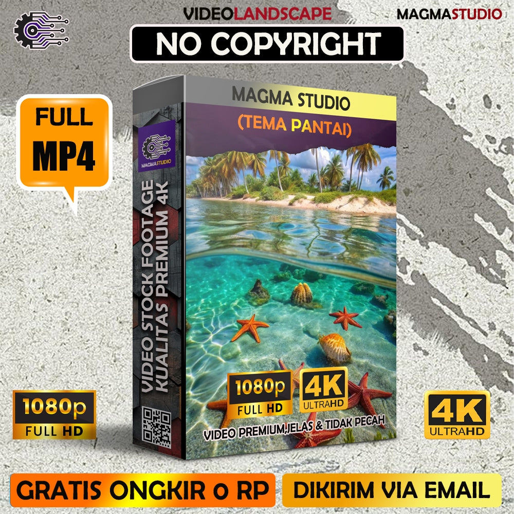 1000++ (4K) Video Stock Footage PANTAI - BAHAN YOUTUBE - Video Untuk Konten Kreator