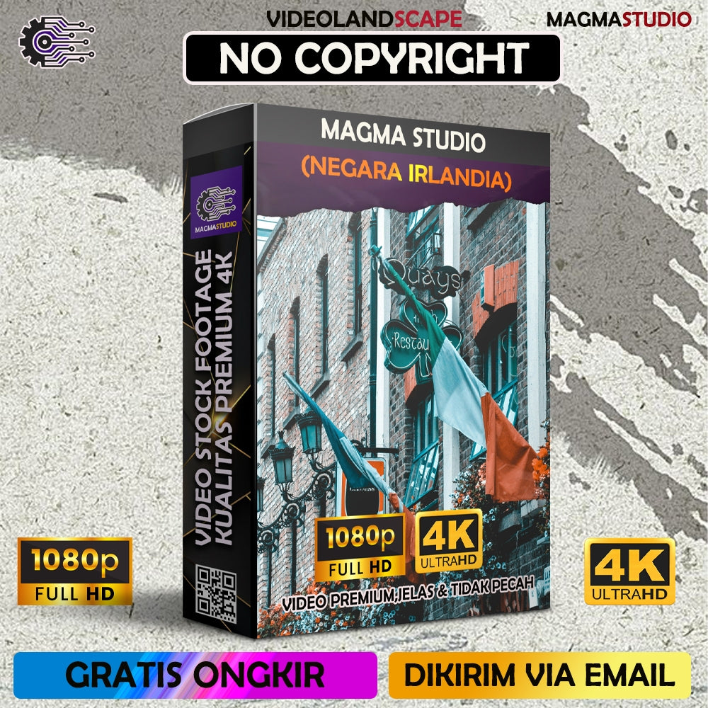 1000++(4K) Video Footage TEMA NEGARA IRLANDIA - BAHAN YOUTUBE - Video Stock Footage ULTRA HD