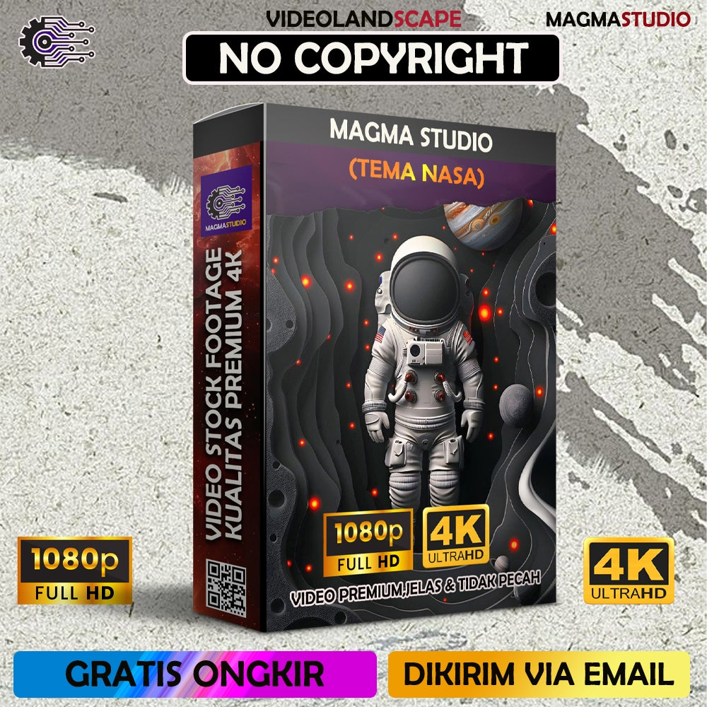 Footage 1000++ (4K) Tema NASA & ASTRONOT Video Stock -Video Untuk Para Konten Kreator Video