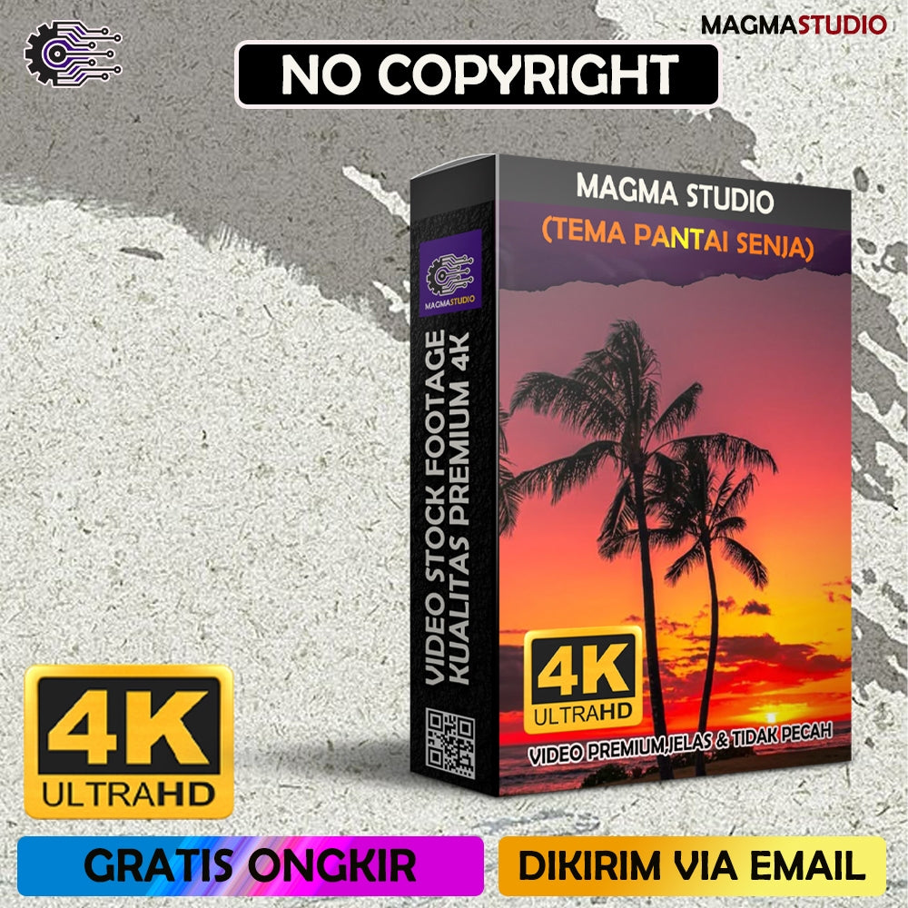 (FULL 4K) 100 Video Footage 4k TEMA PANTAI SENJA - Video Untuk Para Konten Kreator Video