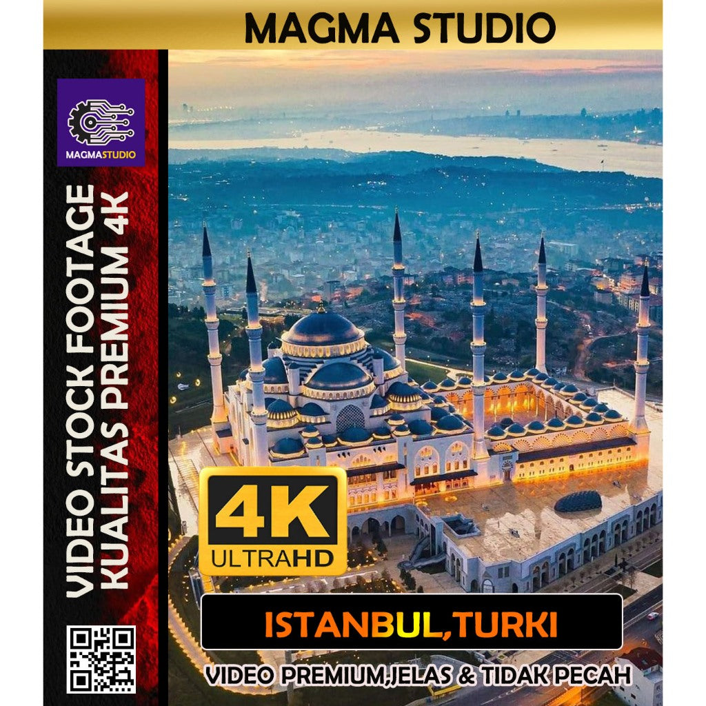 (FULL 4K) 450++ Video Footage KOTA ISTANBUL , TURKI - FOOTAGE KHUSUS RELAXING DAN MEDITASI