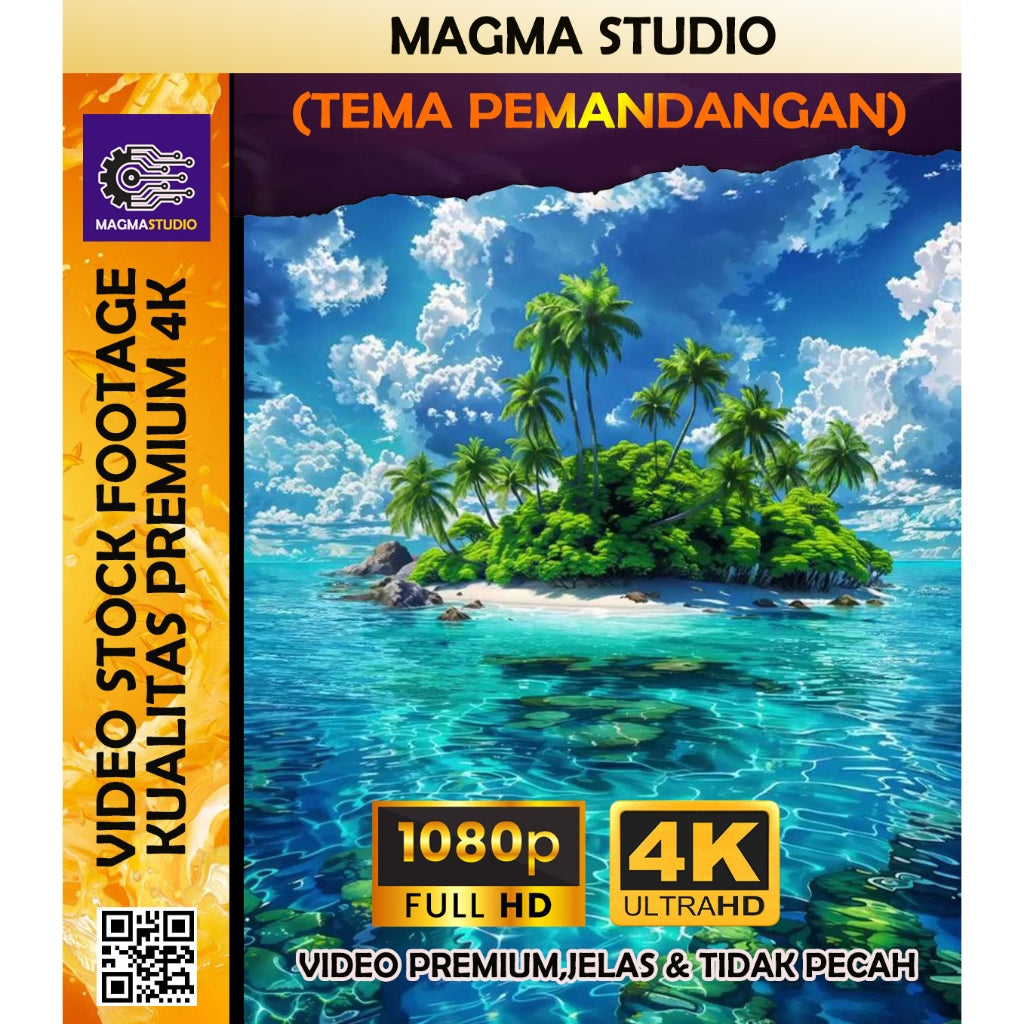 1000++ (4K) Footage Portrait PEMANDANGAN ALAM - Video Stock Footage ULTRA HD