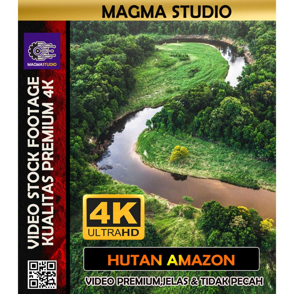 (FULL 4K) 200++ Video Footage HUTAN AMAZON - FOOTAGE KHUSUS RELAXING DAN MEDITASI
