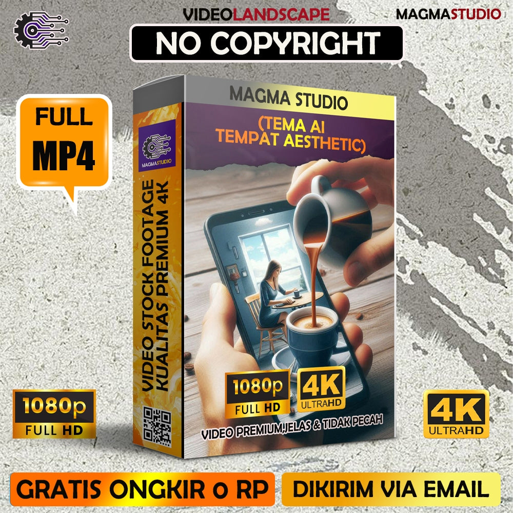 1000++(4K) Video Stock Footage AI Tempat Aesthetic- BAHAN YOUTUBE - Video Untuk Konten Kreator