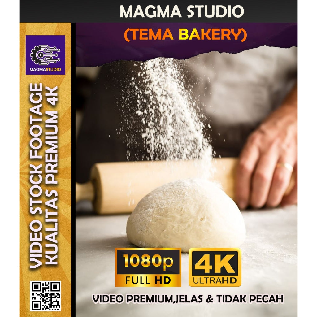1000++ (4K) Video Stock Footage SEMUA TENTANG BAKERY (Roti,Kue,Cake,Dll) -Video Footage ULTRA HD