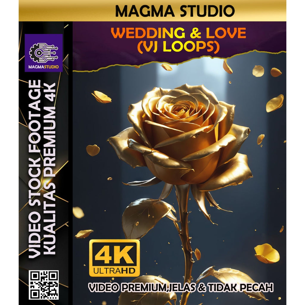 (FULL 4K) 100+++ WEDDING PARTY 4k 3D VJ LOOPS- Stock Footage Video PESTA PERNIKAHAN