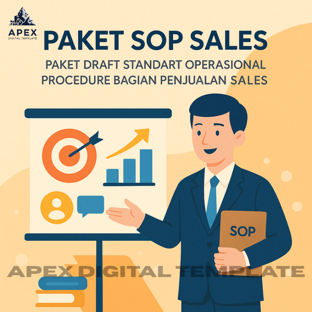 PAKET DOKUMEN SOP SALES | Panduan Lengkap Operasional Bagian Penjualan