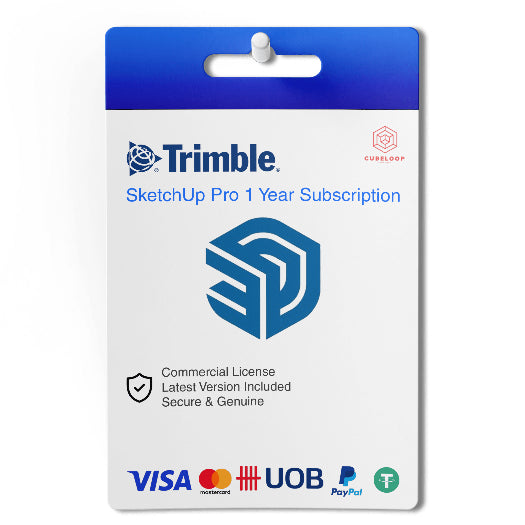 SketchUp Pro Commercial Subscription 1 Tahun Lisensi Resmi