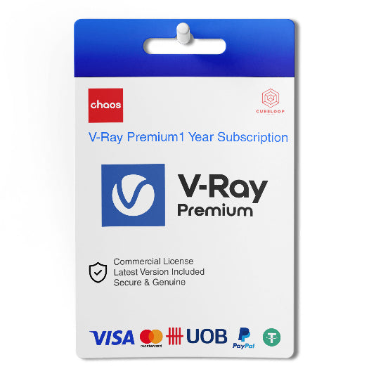V-Ray Premium by Chaos - Commercial Subscription 1 Tahun