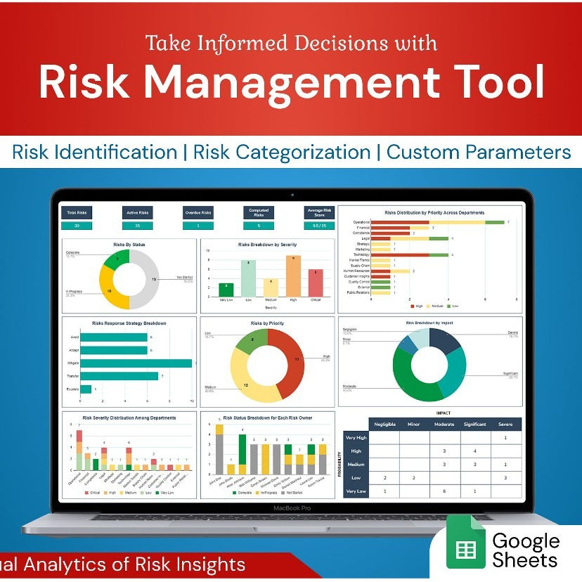 Risk Management Tool | Risk Identification & Analysis | Google Sheets Tool