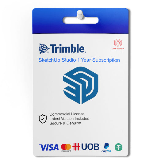 SketchUp Studio Commercial Subscription 1 Tahun