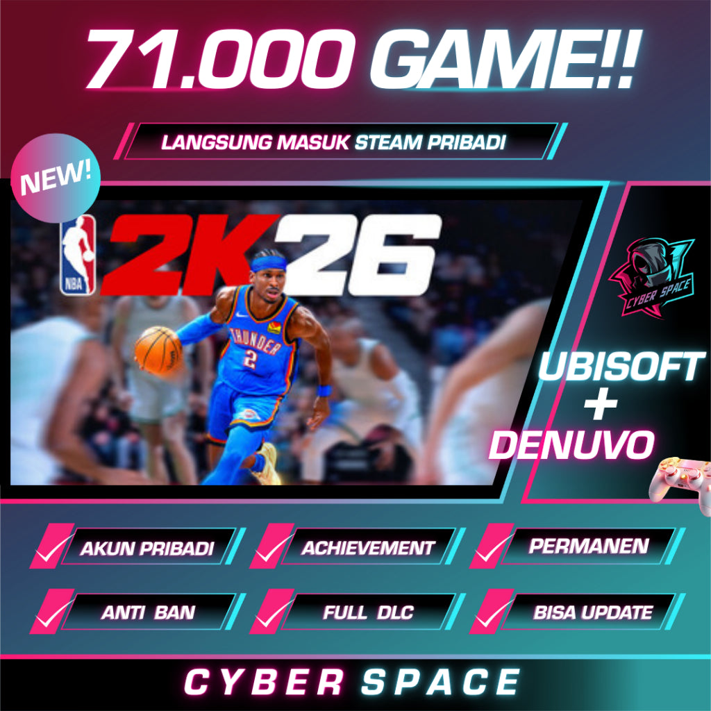 71.000+ GAME STEAM MASUK LIBARY ANDA - LIFETIME ORIGINAL Fresh / 0 Hour / Game PC / Games Computer / Original Steam Download Private Lebih Dari 3000 Game