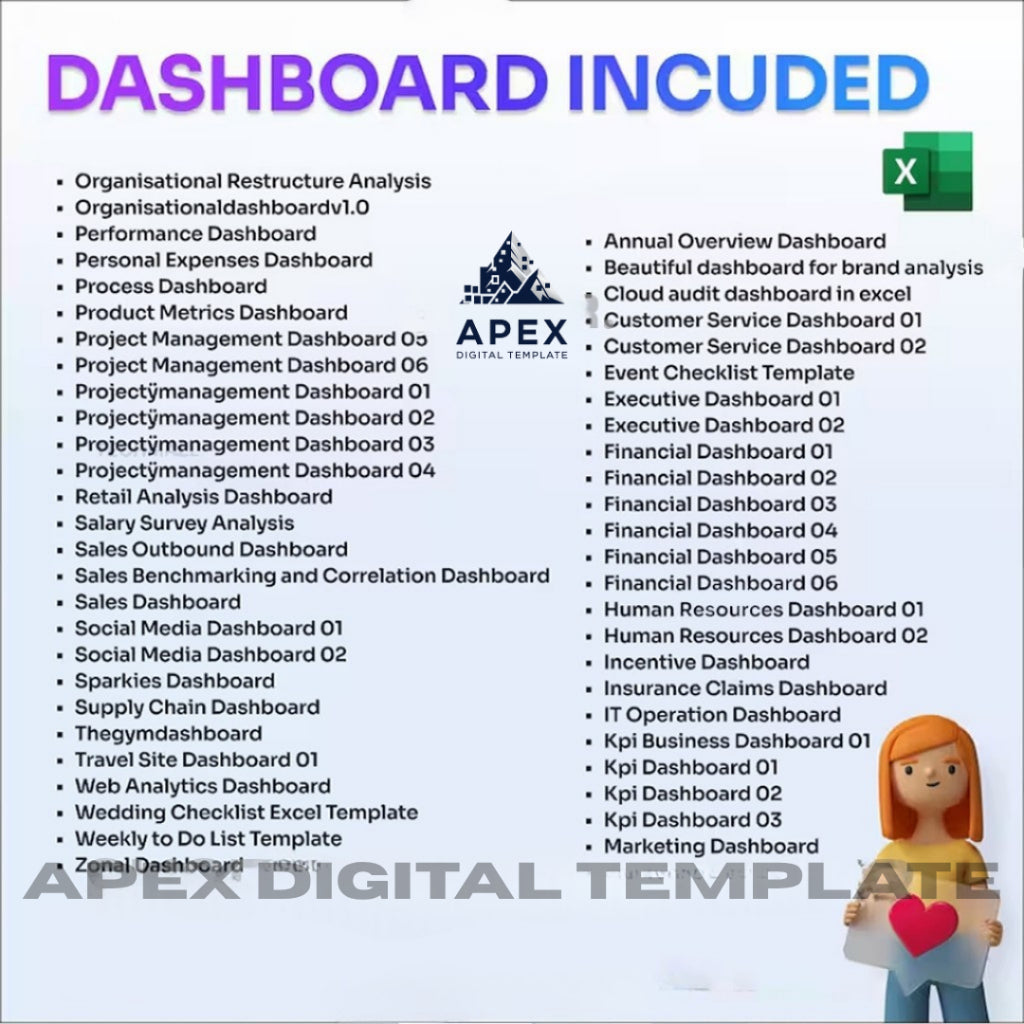 50+ Template Dashboard Excel Terlengkap Siap Pakai untuk Analisis Data Monitor Kinerja Karyawan, Penjualan, Produk, HRD, CS dan Bisnis ataupun Usaha dari Sektor Apapun dengan Mudah Bisnis UMKM