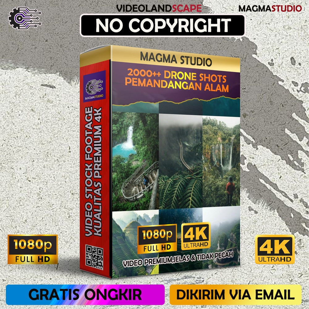 2000++ (4K) PEMANDANGAN (DRONE SHOTS) Footage | Cocok Untuk Konten Relaksasi dan MEDITASI