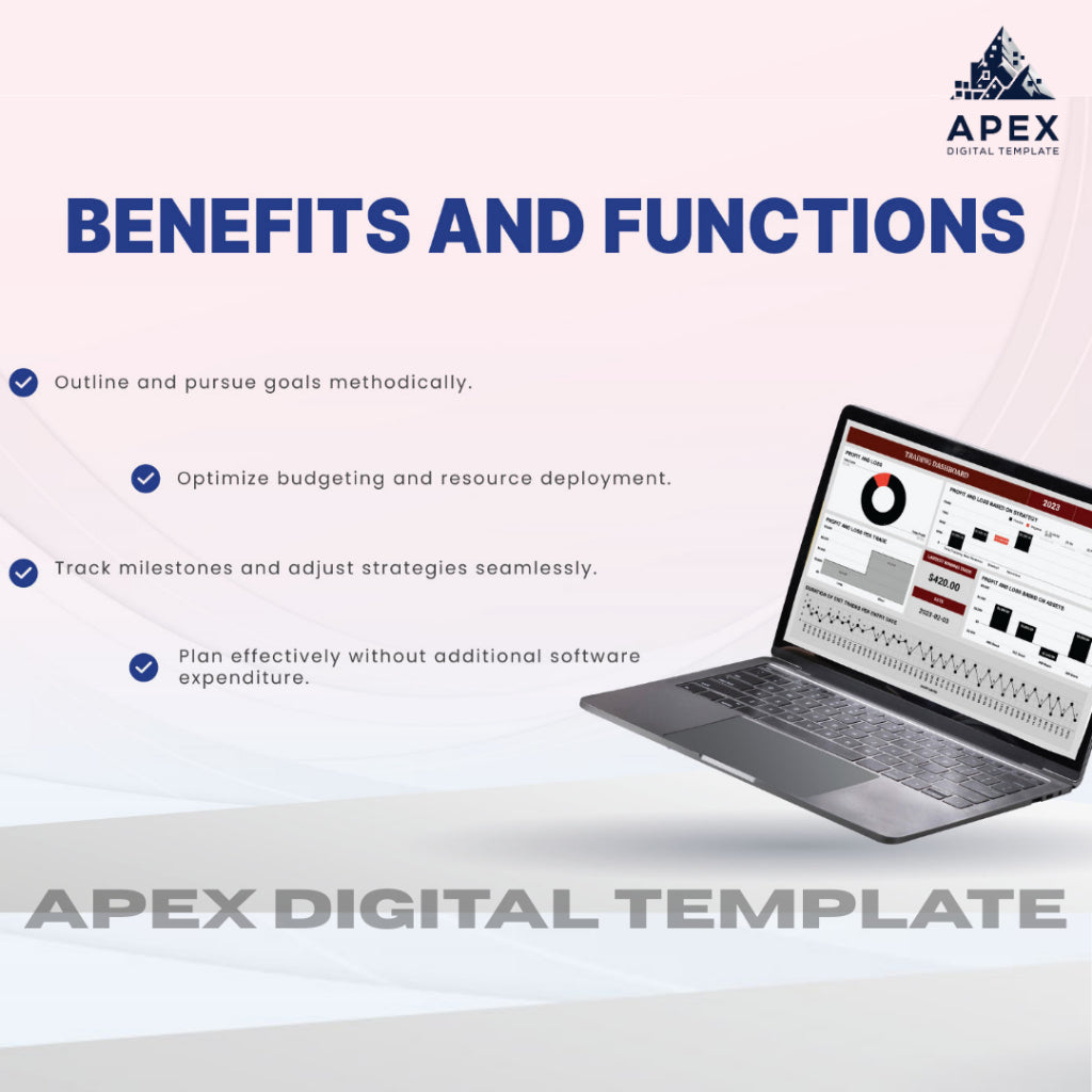 Template Dashboard Trading | Excel & Spreadsheet | Editable