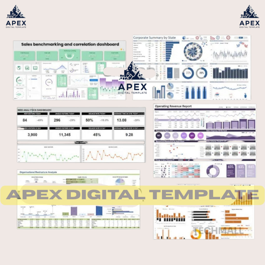 50+ Template Dashboard Excel Terlengkap Siap Pakai untuk Analisis Data Monitor Kinerja Karyawan, Penjualan, Produk, HRD, CS dan Bisnis ataupun Usaha dari Sektor Apapun dengan Mudah Bisnis UMKM