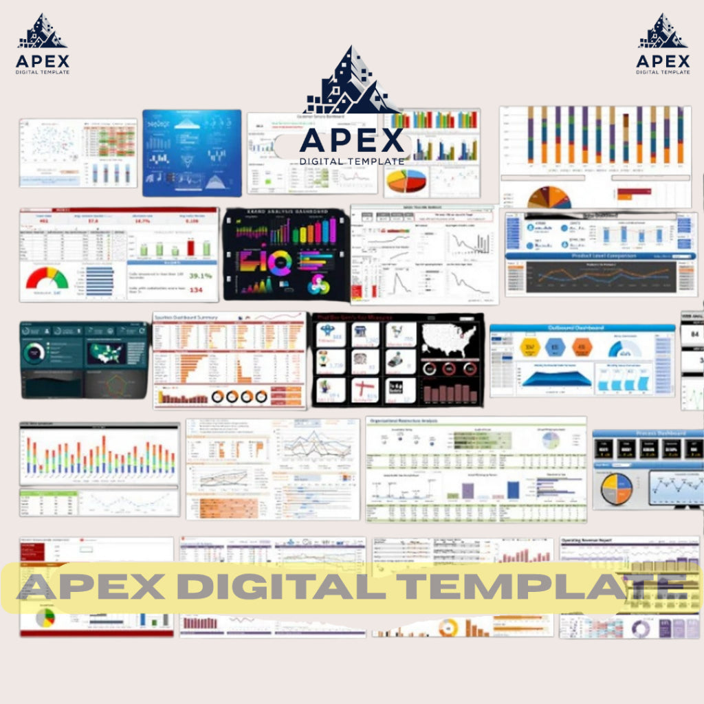 50+ Template Dashboard Excel Terlengkap Siap Pakai untuk Analisis Data Monitor Kinerja Karyawan, Penjualan, Produk, HRD, CS dan Bisnis ataupun Usaha dari Sektor Apapun dengan Mudah Bisnis UMKM