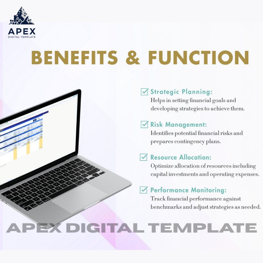 Template Panduan Proyeksi Keuangan Bisnis | Format Perencanaan & Analisis Finansial Profesional