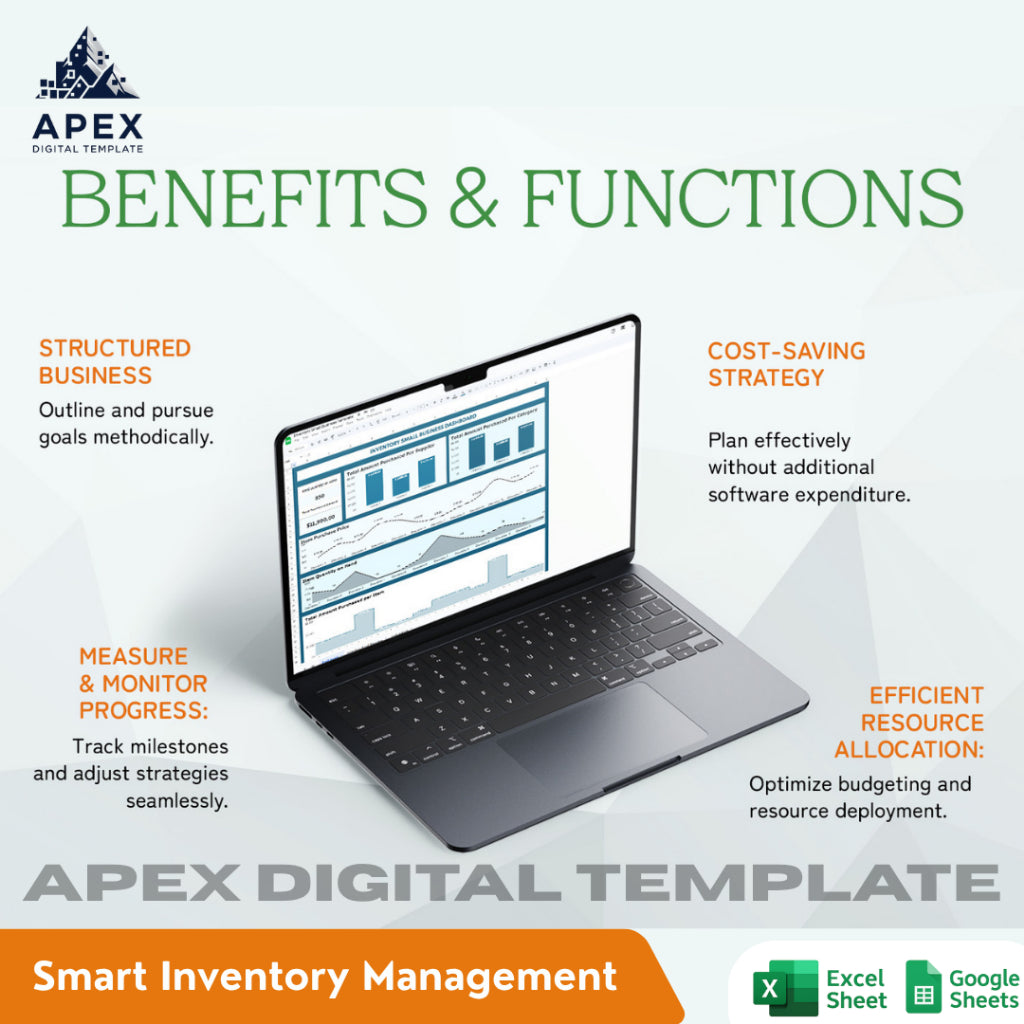 Template Inventori Usaha Kecil — Lembar Pencatatan Stok & Pemantauan Persediaan