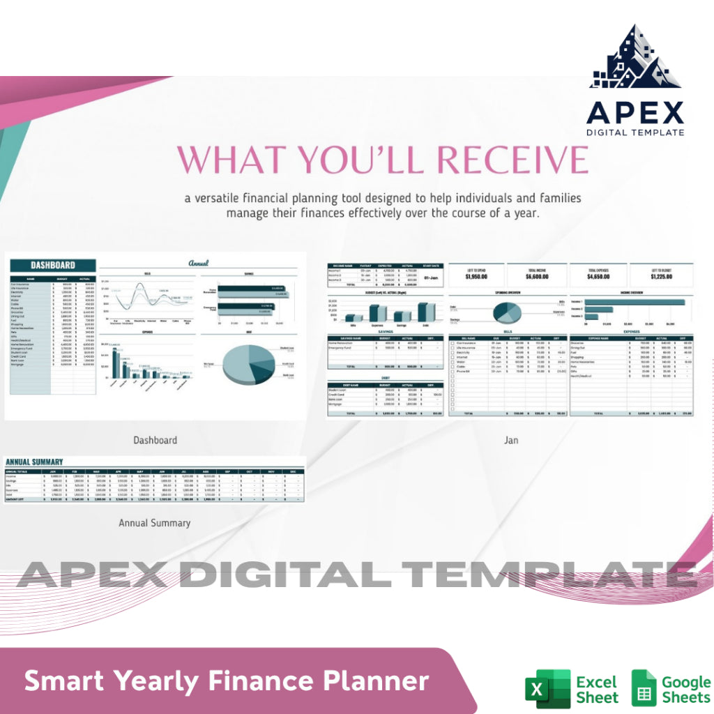 Template Anggaran Tahunan — Lembar Perencanaan Keuangan dan Pengelolaan Pengeluaran