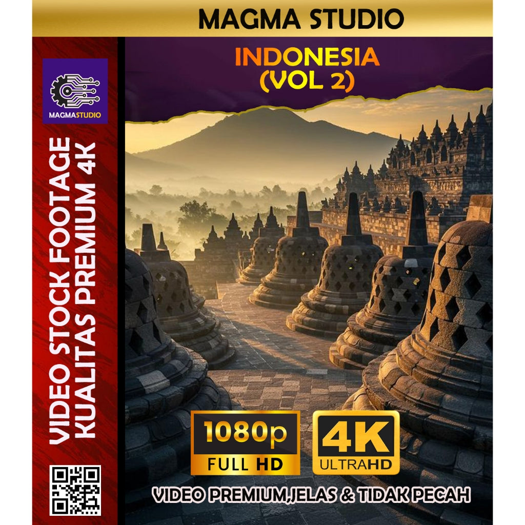 (VOL 2) 1000++(4K) Video INDONESIA Stock Footage  - BAHAN YOUTUBE - Video Stock Footage ULTRA HD