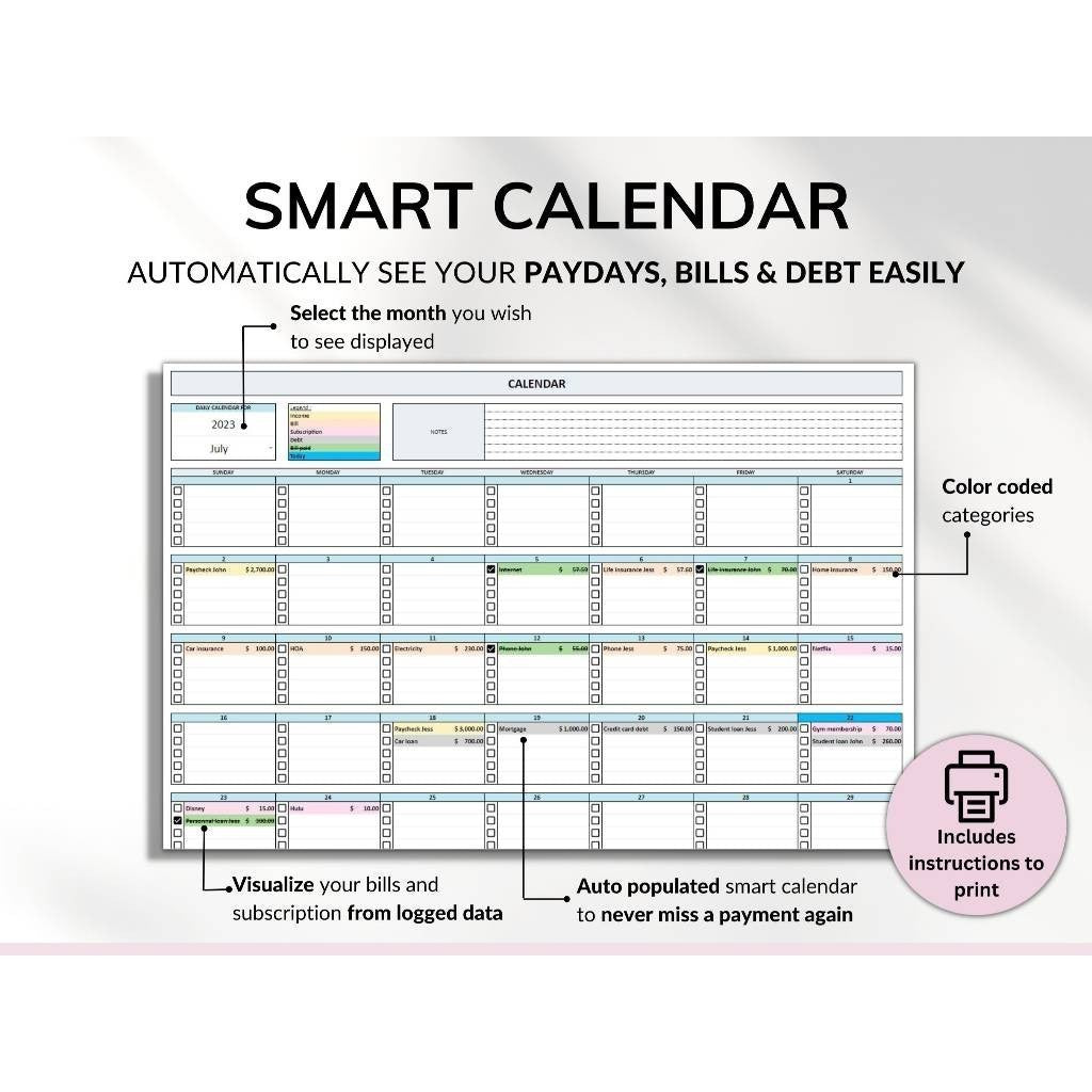(ADL - 62) Template Keuangan Keluarga | Family Budget Planner Harian Mingguan Bulanan