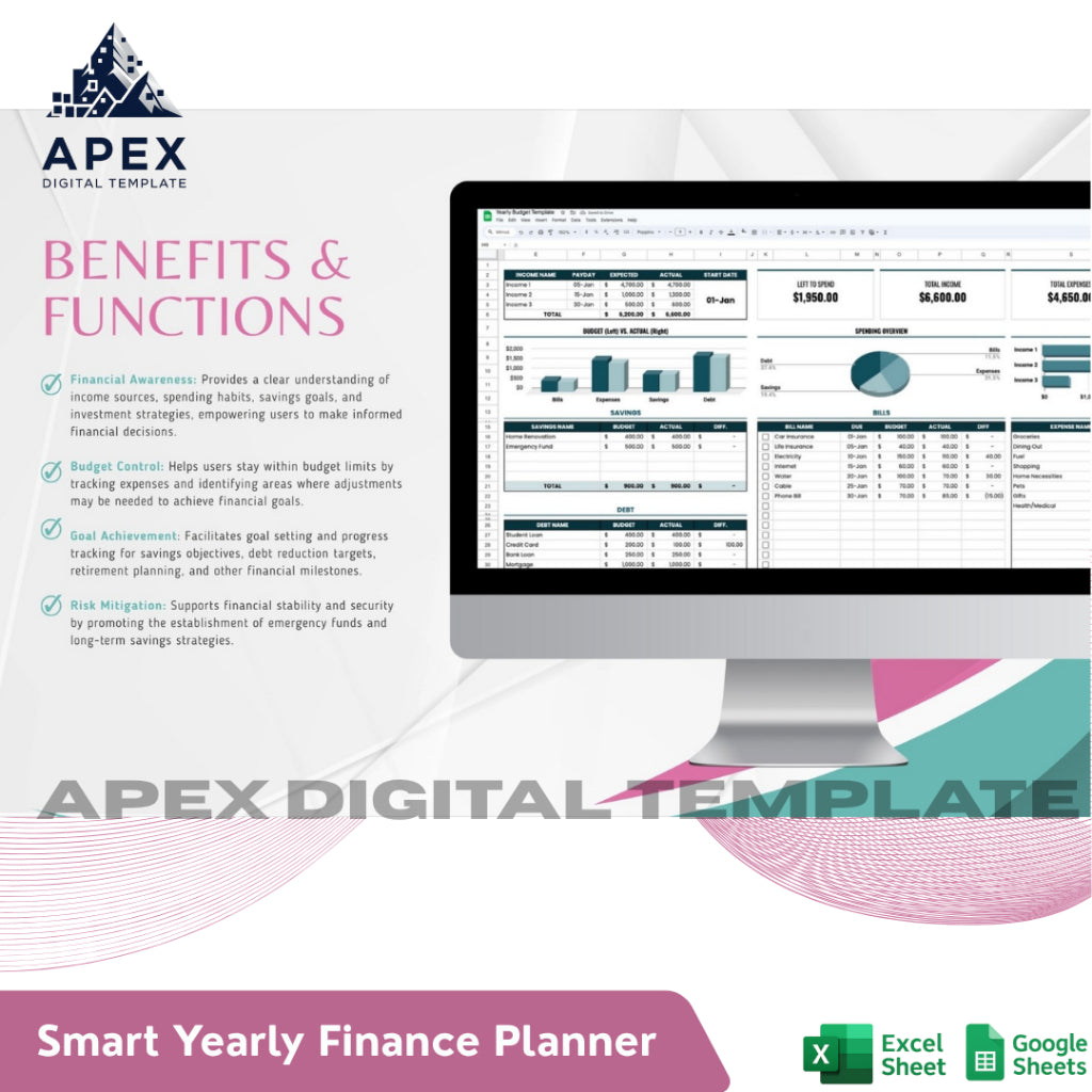 Template Anggaran Tahunan — Lembar Perencanaan Keuangan dan Pengelolaan Pengeluaran