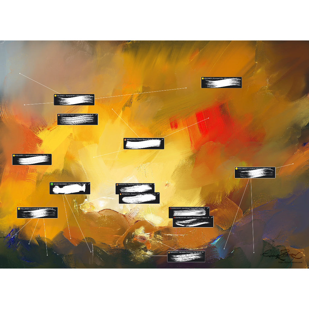 Procreate【1300】The Perfect Oils_- Procreate Brushes