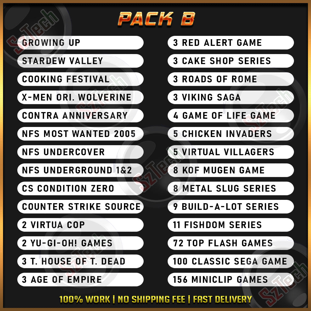 Nostalgia Classic Games [ PC/LAPTOP GAMES]  Digital Download