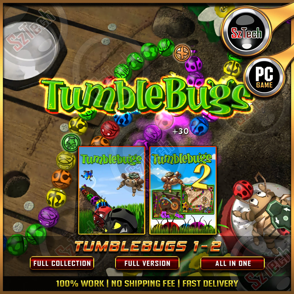 Tumblebugs 1 & 2 [PC GAME][ DIGITAL DOWNLOAD]Nostalgia GamesClassic GamesCheap & Fast Service