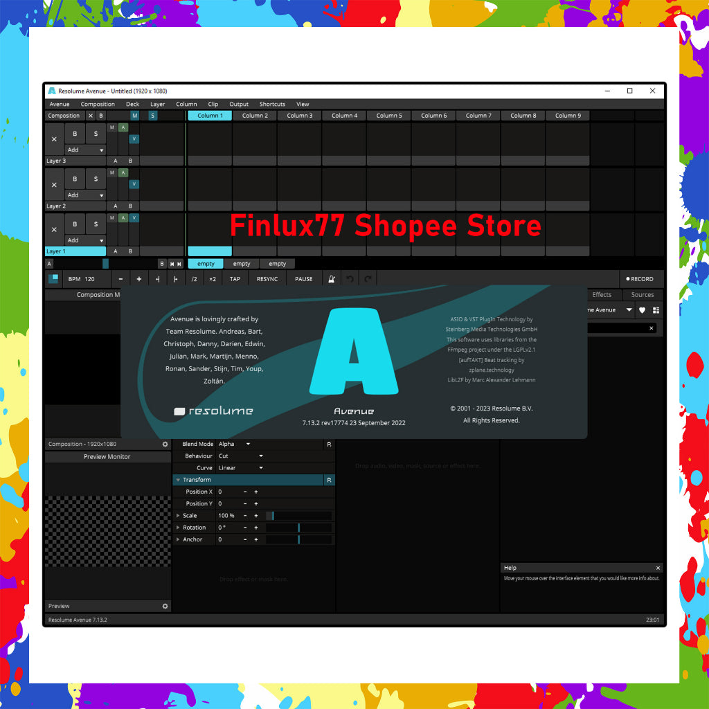 [SELF REDEEM] Resolume Avenue v7.22.2 | Resolume Alley | Resolume Wire For Windows (64-Bit)