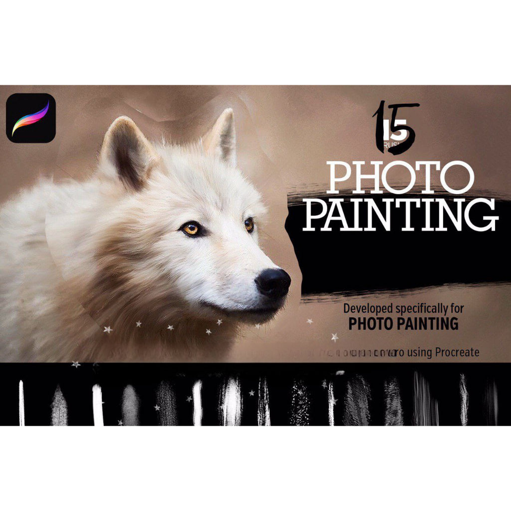 Procreate15 Photo Painting Brushes-Procreate Brushes