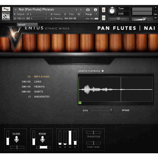 Ventus Pan Flutes  Impact Soundworks (Win/Mac) *Kontakt Library*