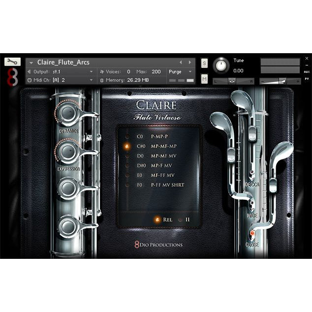 Claire Flute Virtuoso  8Dio (Win/Mac) *Kontakt Library*