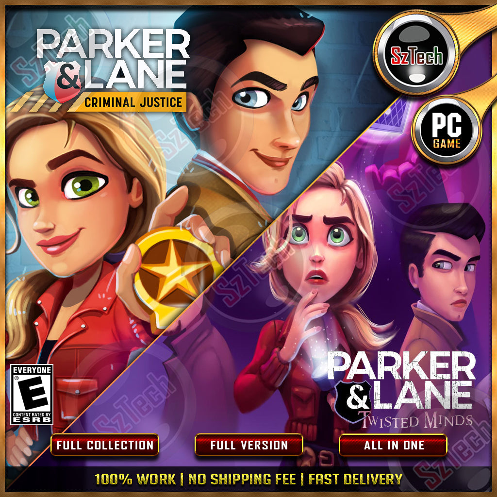 Parker Lane - 2 IN 1 [PC GAME]  [ DIGITAL DOWNLOAD] Classic GamesAdventure Casual Action GameNostalgia Game