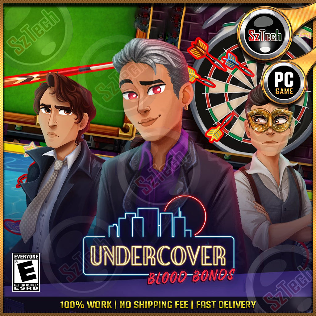 Undercover - Blood Bonds [PC GAME]  [ DIGITAL DOWNLOAD] Classic GamesAdventure Casual Action GameNostalgia Game