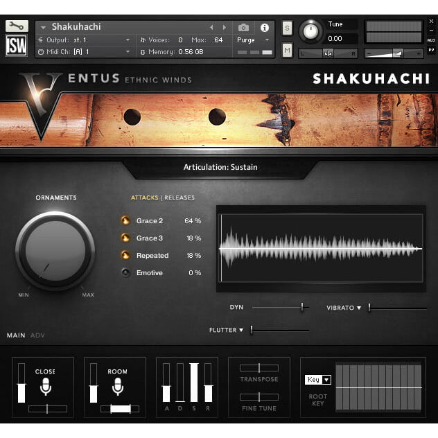 Ventus Shakuhachi   Impact Soundworks (Win/Mac) *Kontakt Library*