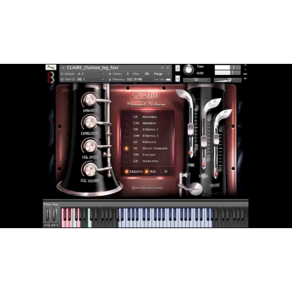 Claire Clarinet Virtuoso  8Dio (Win/Mac) *Kontakt Library*