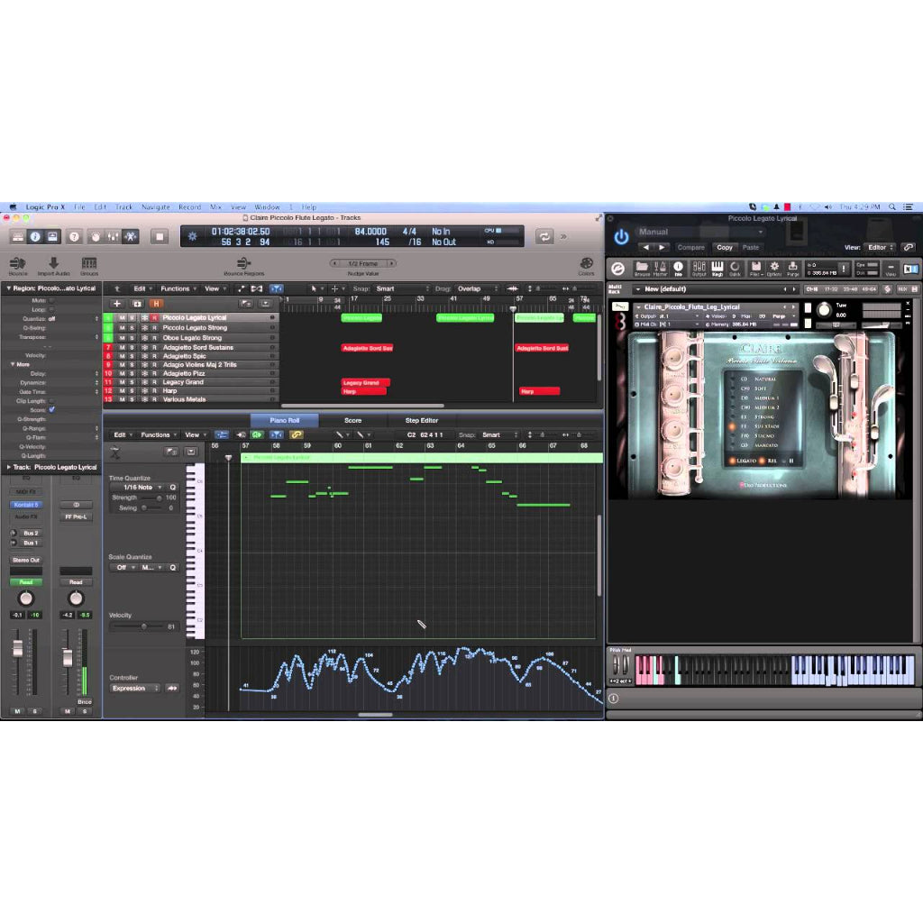 Claire Piccolo Flute Virtuoso  8Dio (Win/Mac) *Kontakt Library*