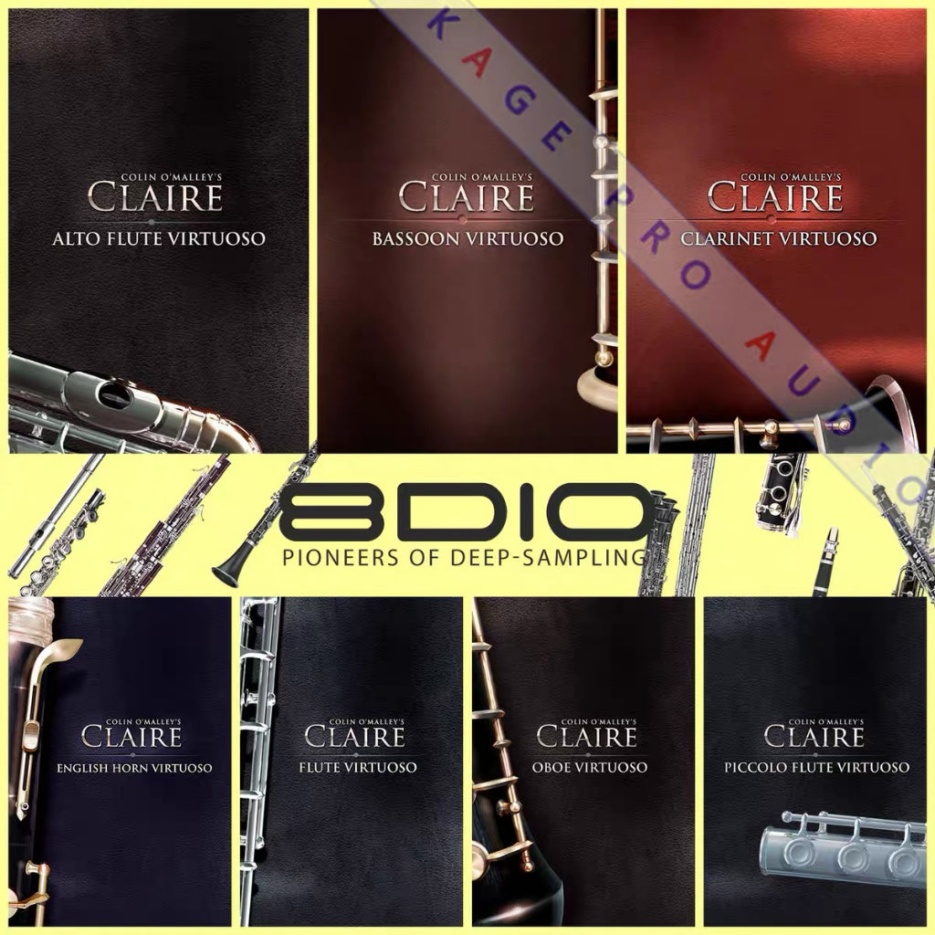 All Claire Woodwinds Bundle  8Dio (Win/Mac) *Kontakt Library*