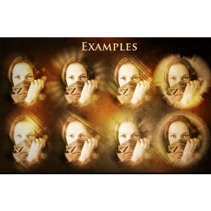 Procreate and PHOTOSHOP【1494】Light and Burst 光线效果